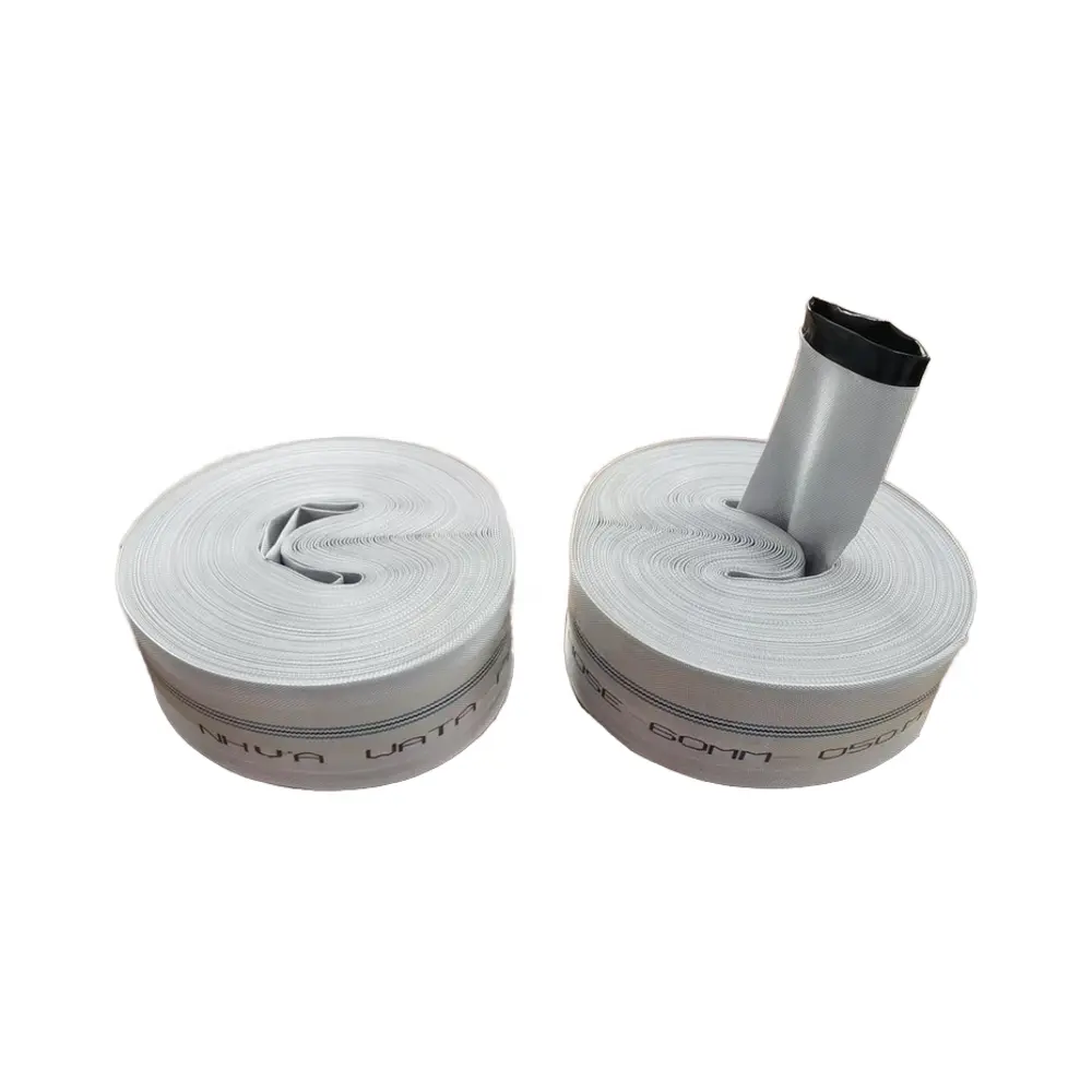 长寿排涝涤纶编织水带